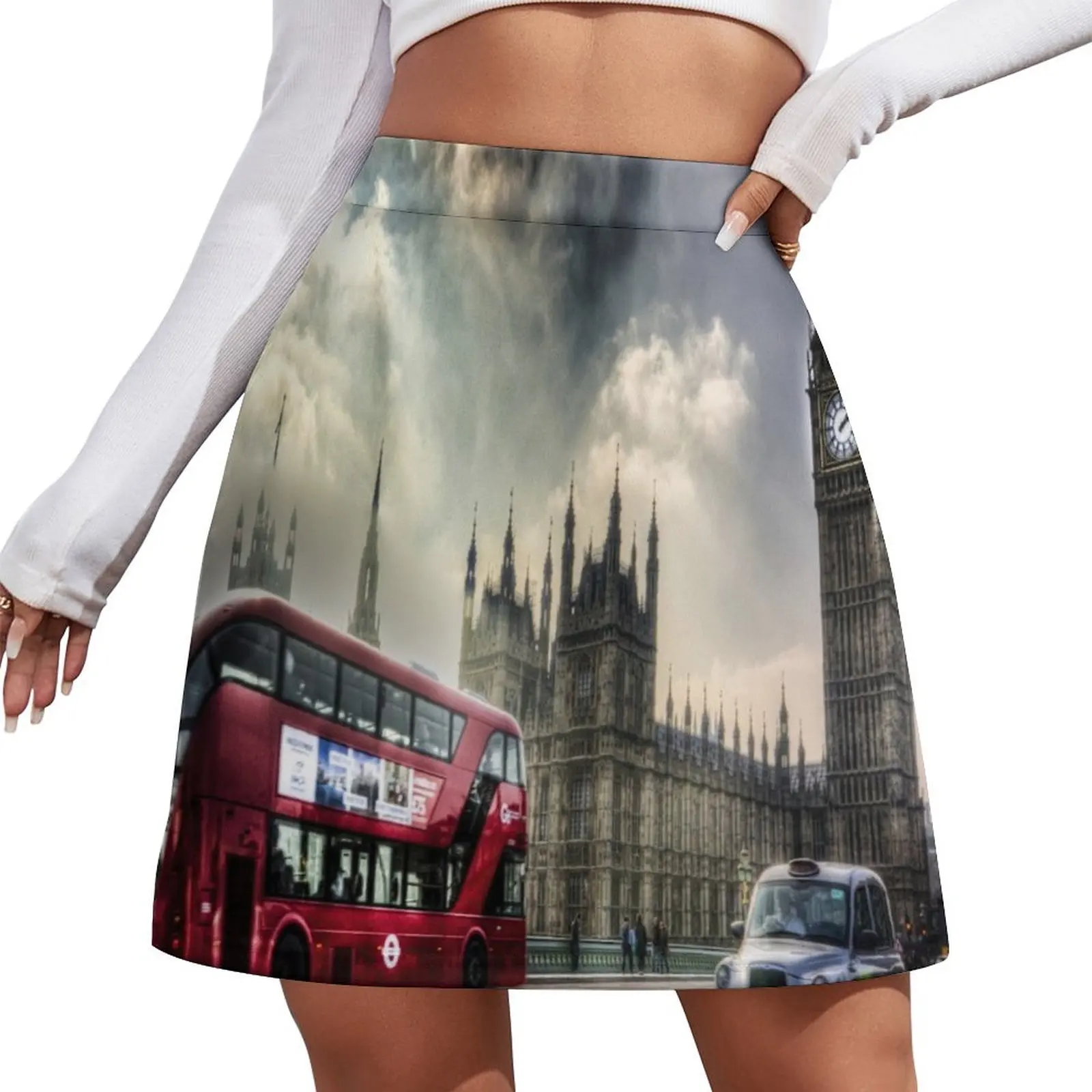 

Westminster Bridge London Mini Skirt short skirt for women cosplay