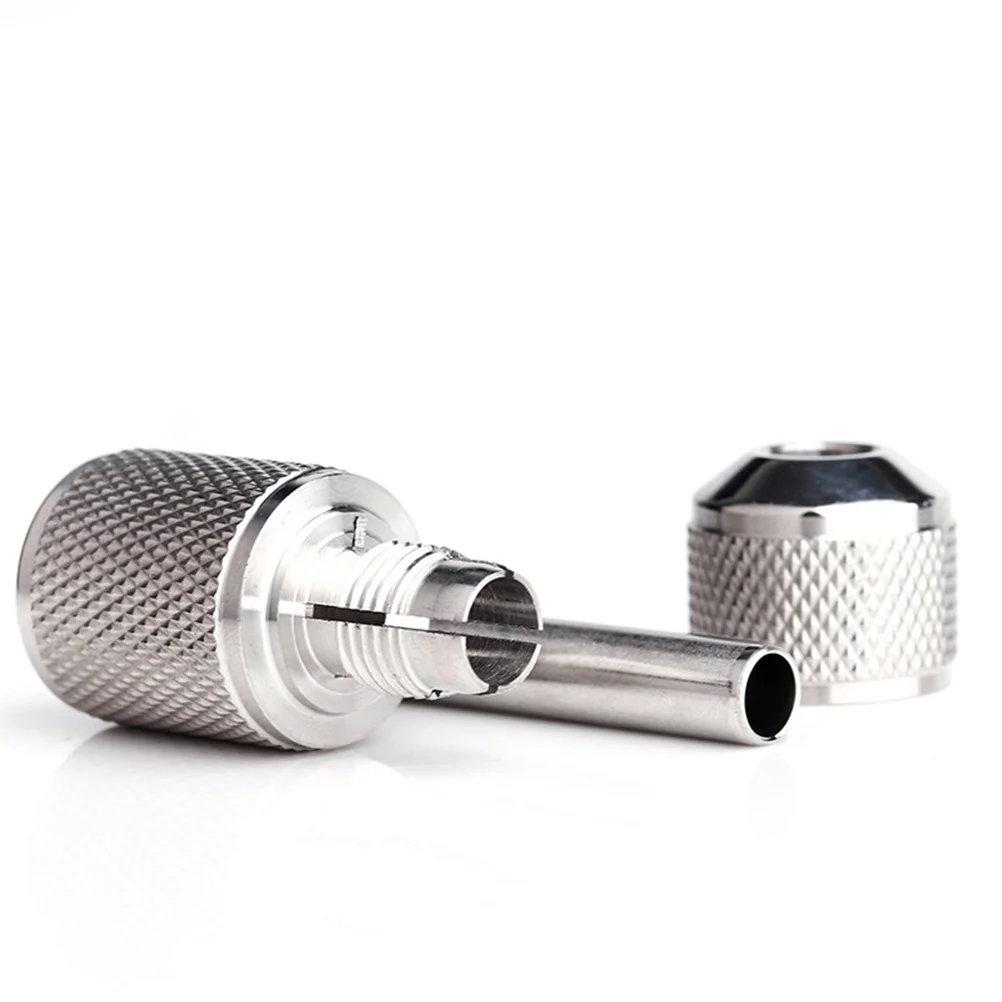 

22Mm Stainless Steel Machine Handle with Thickened Buckle Self-Lock Grip for Tattoo Tools Lightweight Wear-Resistant