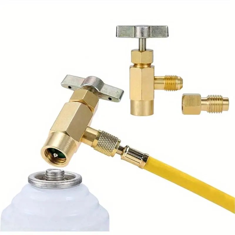 Schnelles und Einfaches R134A Dosenöffner-Set Metall-Kältemittelventile für Klimaanlagen