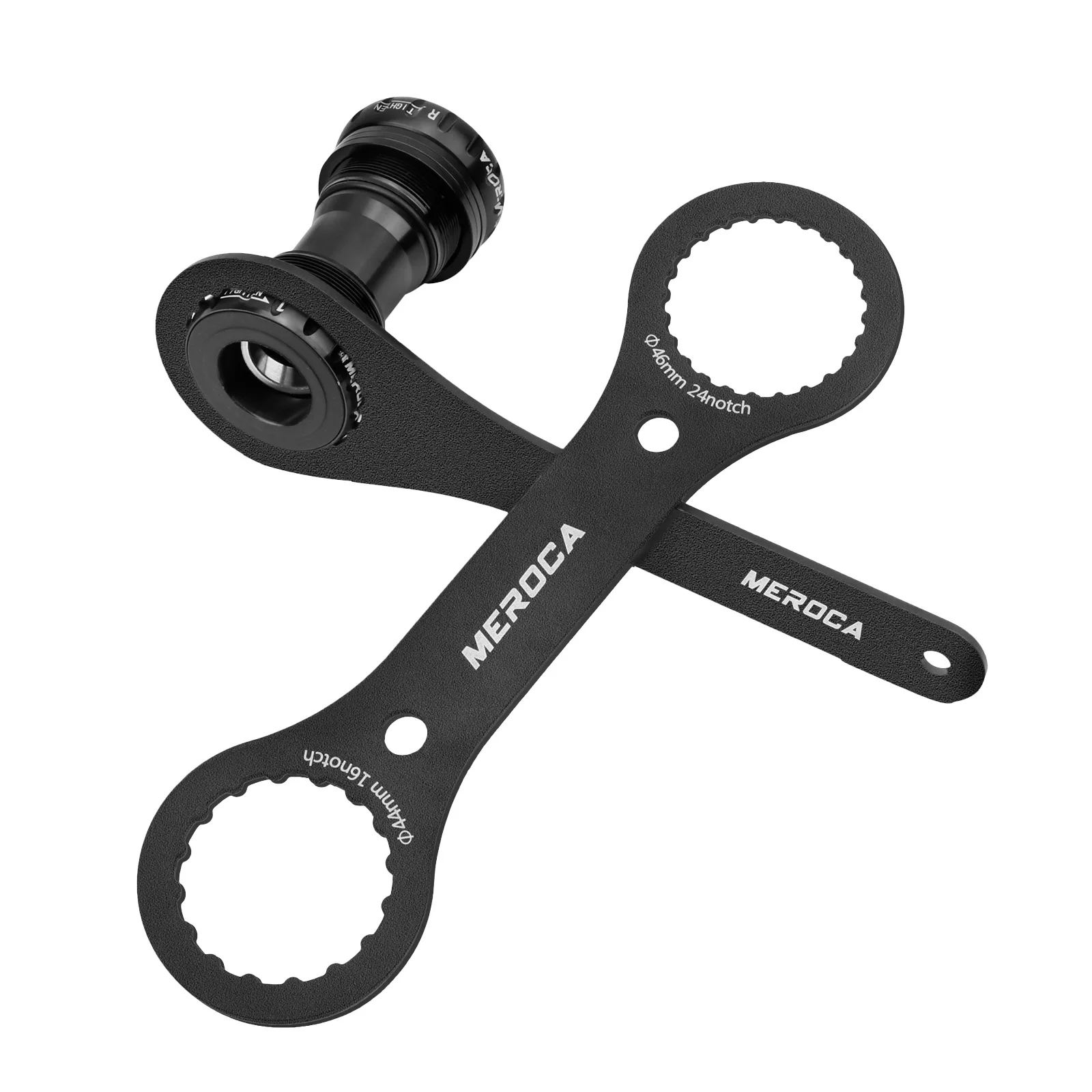 AliExpress NONE MEROCA Bicycle Bottom Bracket Wrench 44/46/39/40.5/49/52mm 16/24 Notch T47 Notch for IXF GXP Install Repair Bike Tool