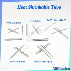 Heat Shrinkable Tube 40mm 45mm 60mm 1pin 2pin Smoove Fiber Optic Splice Protector Tubo Cable Heat Shrink Tube Protector Sleeves
