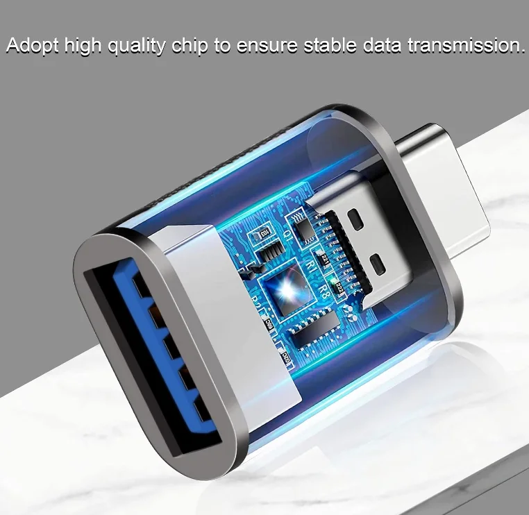 محول USB C إلى USB، محول Type C Thunderbolt 4 OTG، محول USB C ذكر إلى USB 3.0 أنثى (3 عبوات) لجهاز Apple MacBook Pro، Mac B