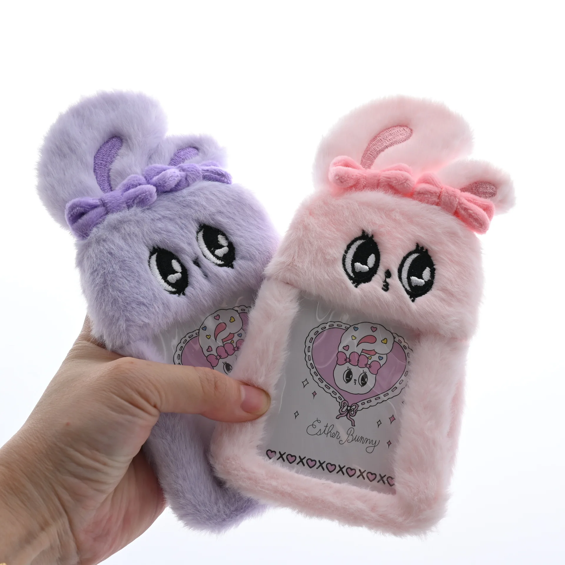 new Funny High quality new product long ear rabbit card bag cute original boutique plush rabbit plush card sleeve fashione doll