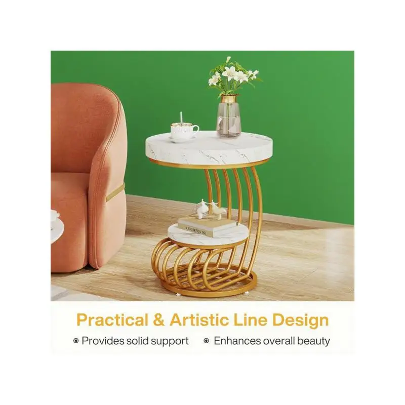 Wooden Side Table - Modern Minimalist Accent Table for Living Room or Bedroom, Stylish & Functional Furniture Piece