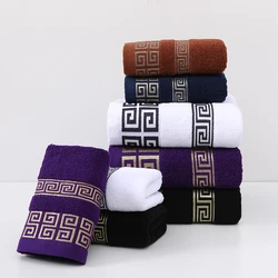 100% Pure Cotton Towel 34x73cm Embroidered Towels For Adults Quick-Dry Thicken Soft Face Towels Absorbent