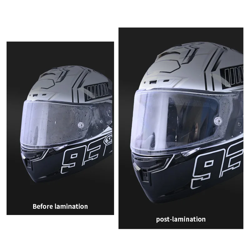 Motorcycle Helmet Visor Anti Fog Film Moto Helmet X14 Visor Helmets Lens Film for SHOEI X14 CW-1 CWR-1 CNS-1 CNS-3 CWRF CWF1 - view 4