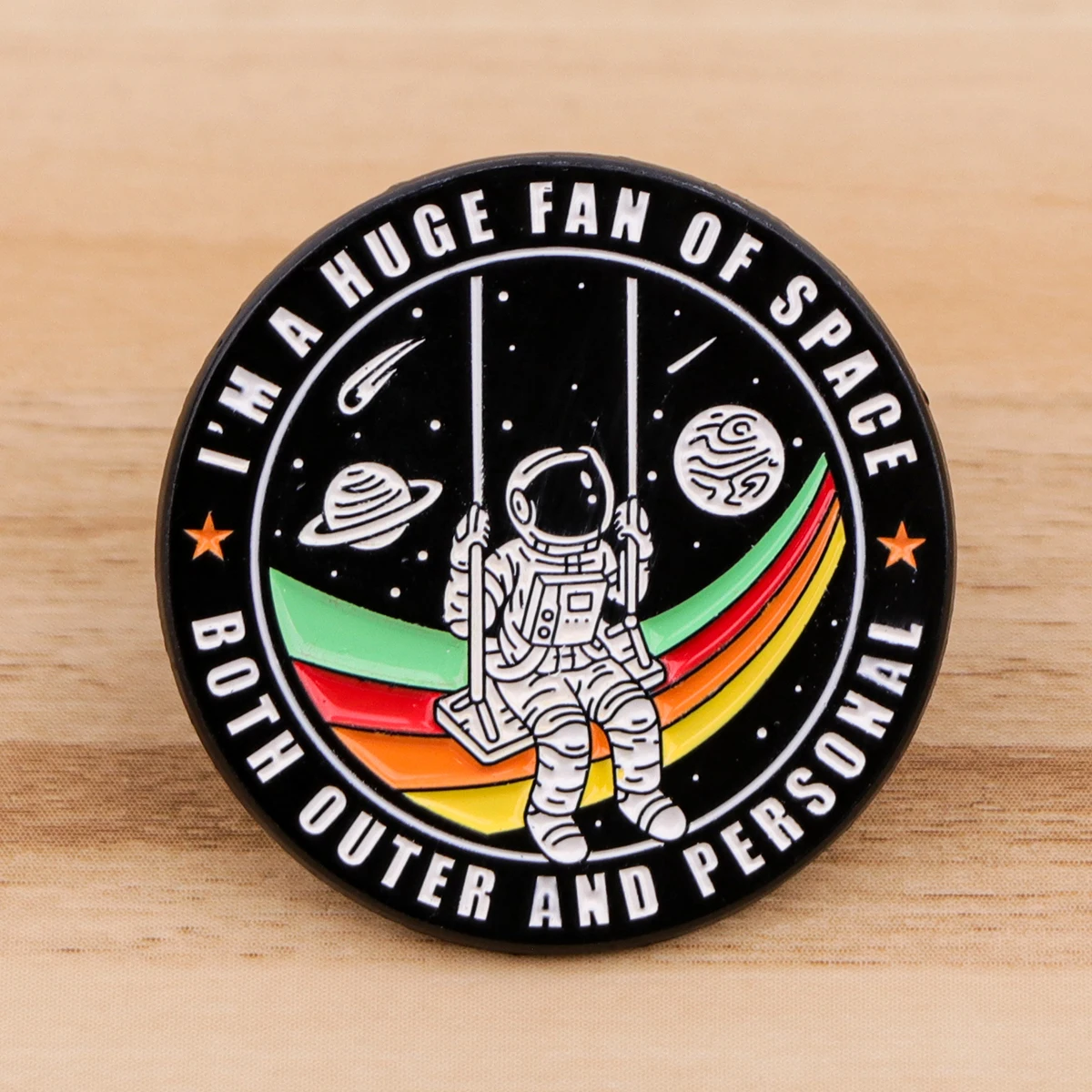 Astronauts Enamel Lapel Pin Badge Pins Hats Clothes Backpacks Decoration Jewelry Accessories Gift