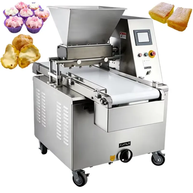 Widely Application Stainless Steel Cake Making Depositor Machine with Touch Screen Cupcake Filling Machine for Bakery