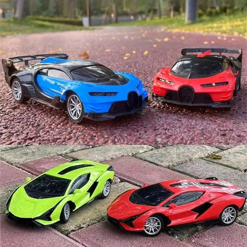 1:24 Children's Four-Way Remote Control Chargeable Car Simulation Drift Car Model Super Racing Ornaments For Christmas Children