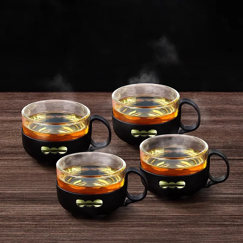 GIANXI high-quality heat-resistant Teapot Sample Tea Cup Chinese Kung Fu Tea Set Sample Cup Small Tea Cup Flower Teapot