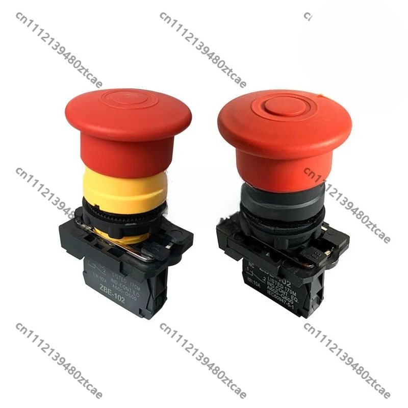 Push Pull Rotatable Emergency Stop Button Switch Part Number 66761 Aerial Scissor Lift Control Replacement Parts