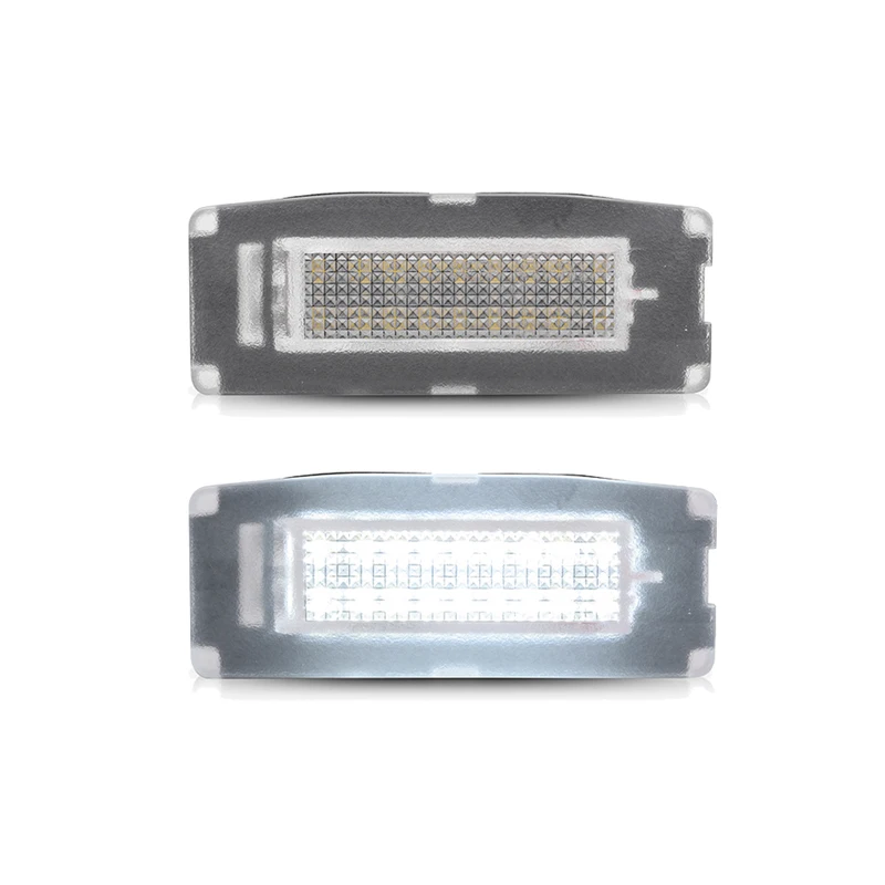 2Pcs White LED Ligth For Maserati Ghibli M157 2014-2020 Car Rear High Brightness White LED License Plate Light Number Plate Lamp