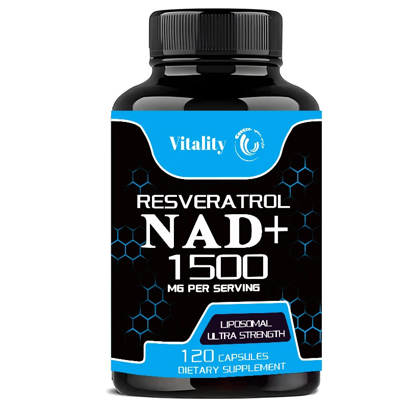 NAD Supplements, Supplements with Resveratrol + Vitamin B3, Nad Plus Boost Supplements - Supports Cellular Health