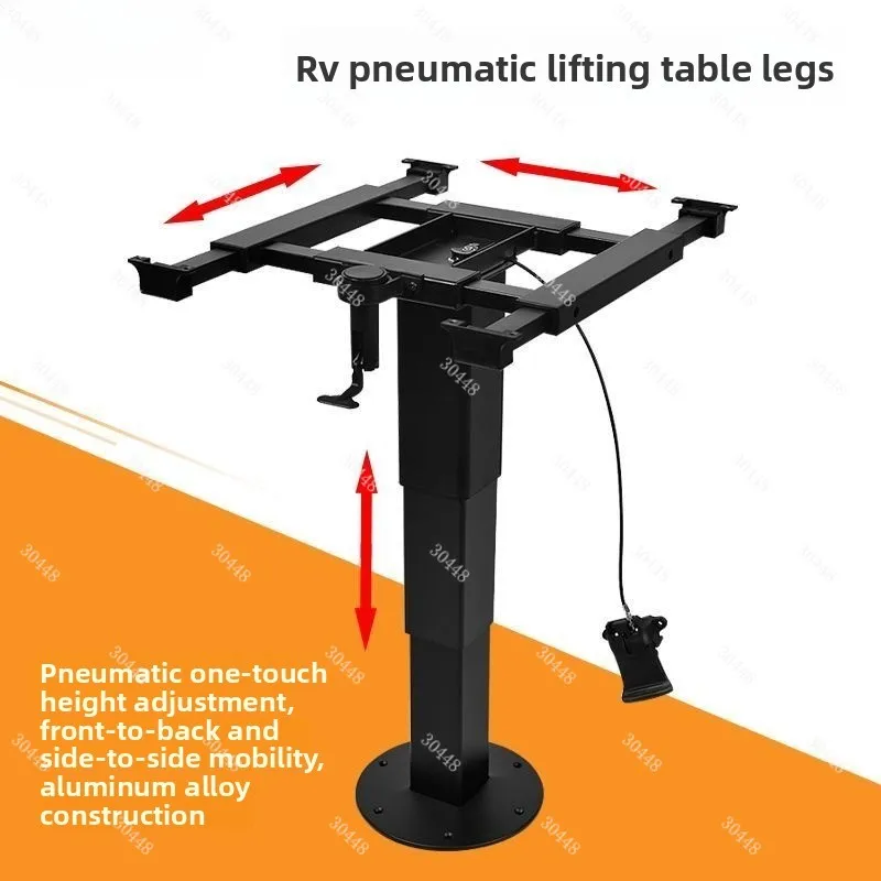 

RV Upgrade Parts Pneumatic Adjustable Table Legs Four-Way Movable Universal for Tatami