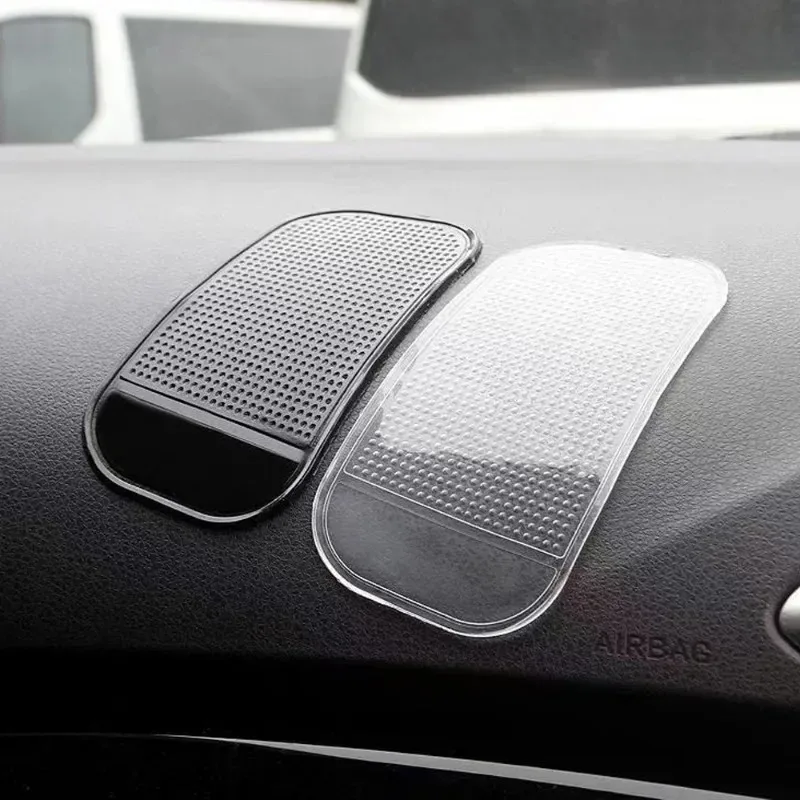 Car Non-Slip Mat Black Anti-Slip Slide-Proof Pad Dashboard Sticky Dash Adhesive Cell Phone Mobile Holder New Silicone Pads