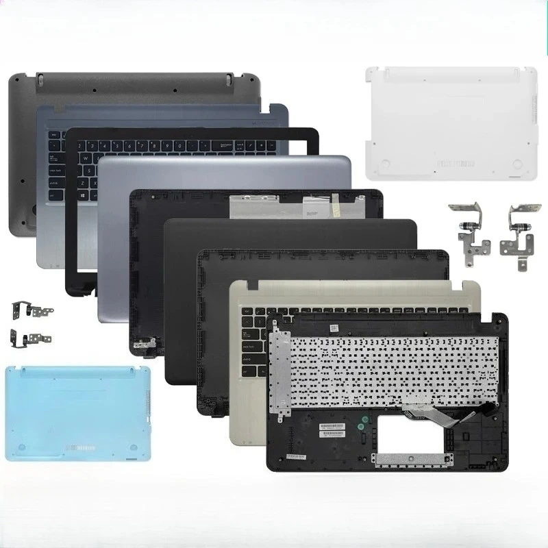 Cubierta trasera LCD para portátil X541 X541U R541 X540 F540 R540 A540 VM592 VM520U, bisagra del panel frontal, bisagra inferior del teclado