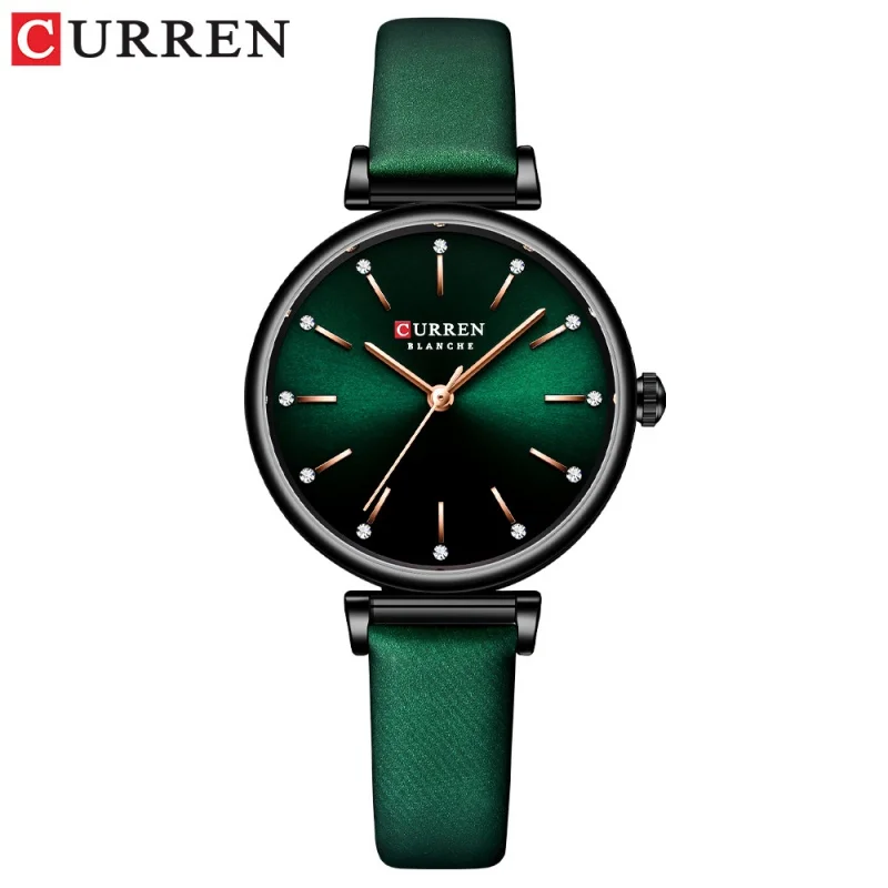 

Curren 9081 Women's Leather-Belt Watch Waterproof Quartz Watch Fashion Casual Women's Watch Foreign Trade Watch