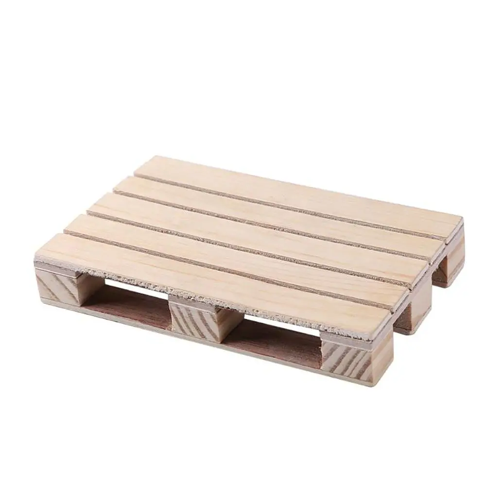 Woodiness Forklift Pallet Wooden Forklift Plate For 1/10 Axial SCX10 90046 D90 TRX4  Mini Chuck Decoration Accessories