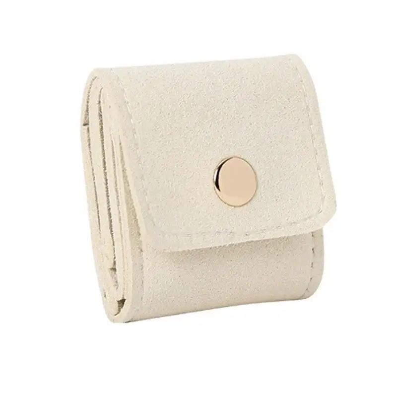 

31BB Stylish Jewelry Storage Synthetic Leather Soft Interior Protective for Earrings Rings