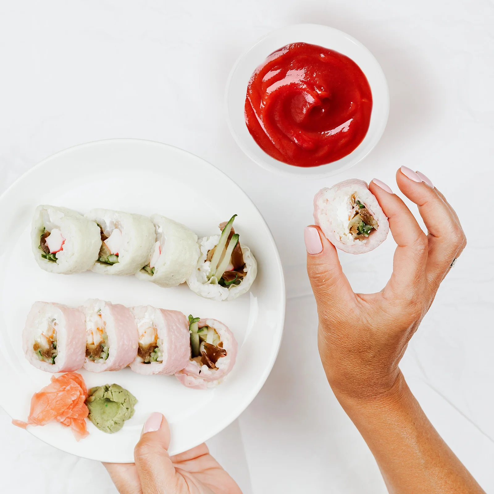 

2 Pcs Soup Bowl Dinnerware Small Bowls Household Serving Seasoning Melamine Plates for Kitchen