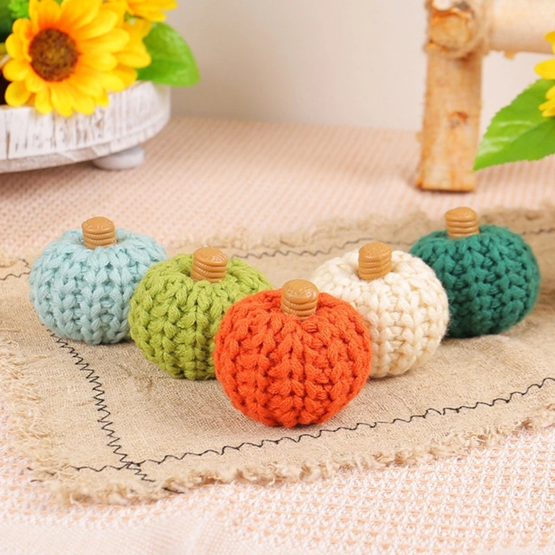 1PC Seasonal Small Pumpkins Decor for Thanksgiving and Halloween Photo Props Dropshipping