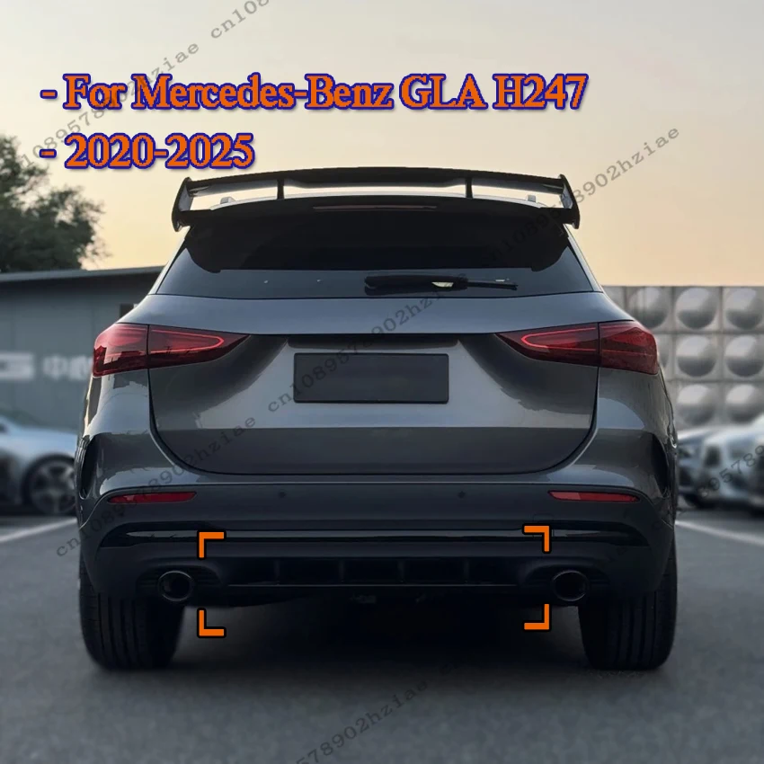 

Rear Bumper Diffuser Lip For Mercedes-Benz GLA H247 GLA180 GLA200 GLA220 GLA35 GLA45 AMG Line 2020-2025 Sport Styling Upgrade