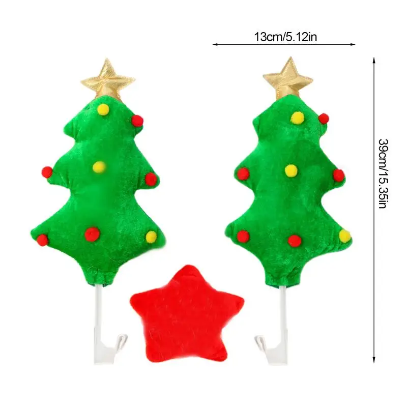 Decoração de carro de natal árvore de natal chifres de rena kit automático acessórios de carro de férias chifres de alce e decoração de nariz para veículo