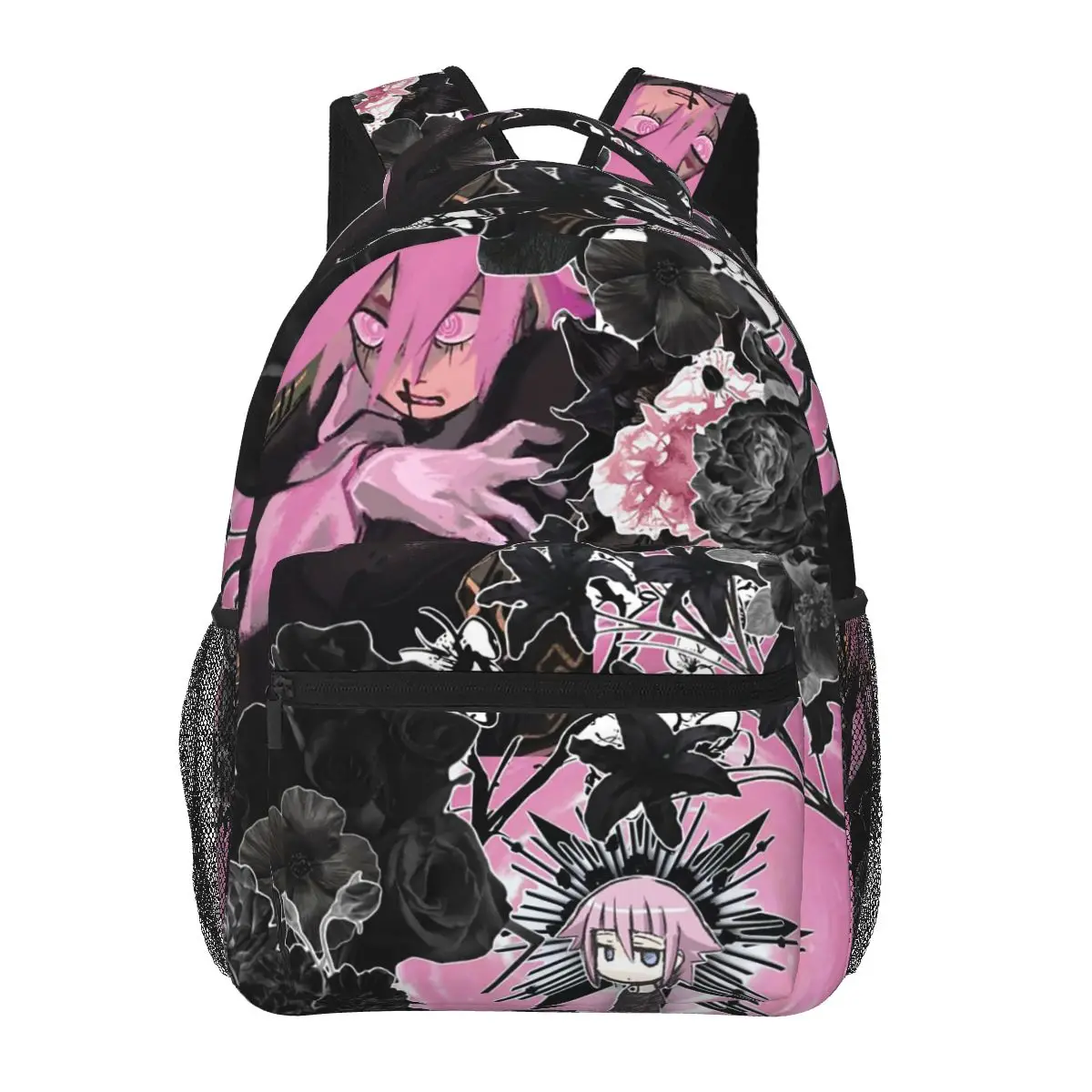 Soul Eater Death Crona The Kid Japanese Anime Backpacks Boys Girls Bookbag Children School Bags Cartoon Rucksack Shoulder Bag