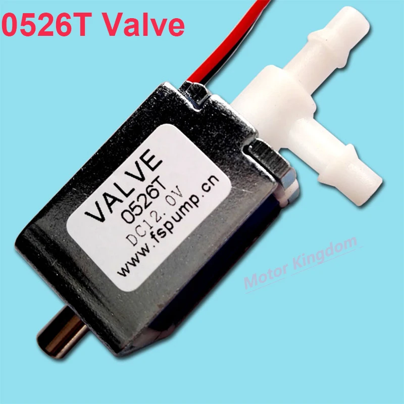 

0526T DC 6V 12V 24V 2-position 3-way Micro Electric Solenoid Valve Normally Closed NC Valve Gas Air Flow Control Valve