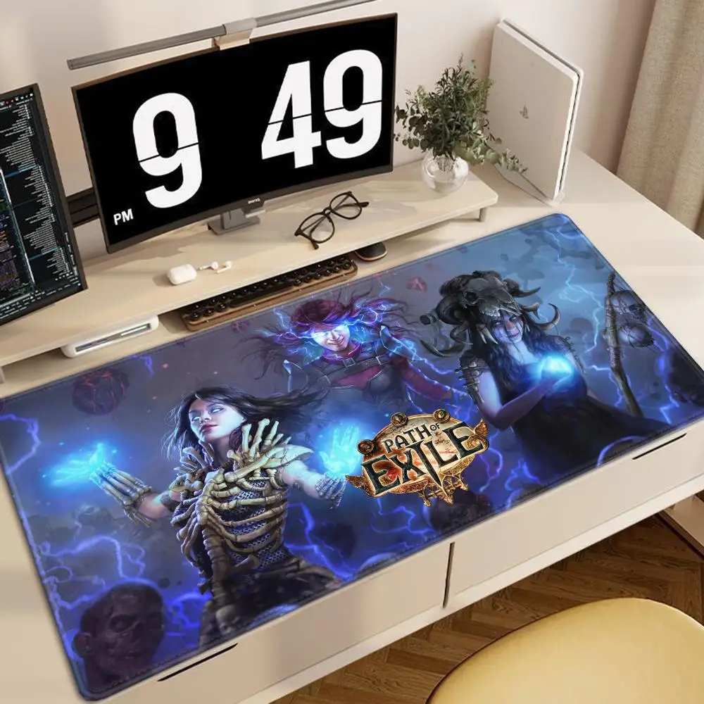 

Коврик для мыши Path of Exile 2 1200x600 Резиновый коврик для мыши Gabinete Gamer Pc Pad 4 мм Супер большой игровой настольный коврик Большой коврик для стола с замком по краям