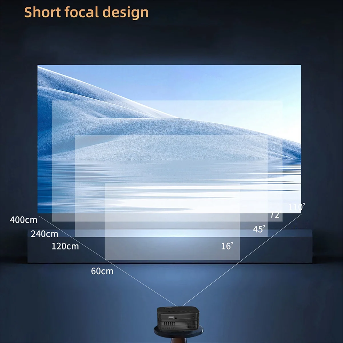 

X62A_1920x1080P Проектор T11 Многофункциональный домашний проектор с вилкой стандарта США