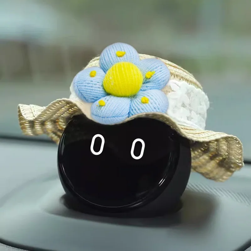 

Для NIO ES6 ES8 EC6 ET5 ET5 Touring Nomi Робот Шляпа Орнамент Соломенная Шляпа DIY Орнамент Автомобильные Аксессуары Милая Шляпа Интересные Инструменты