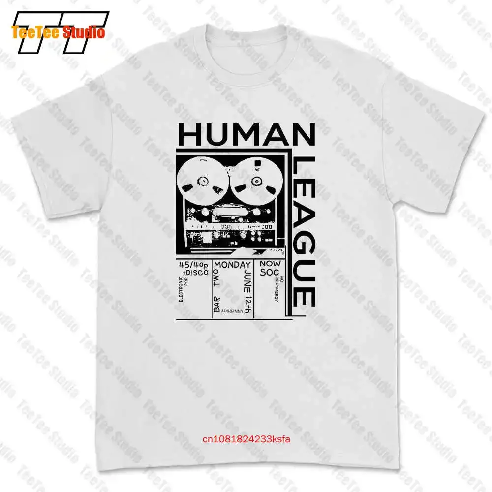 Human League Early Gig Flyer Gary Numan Kraftwerk Cabaret Voltaire T-shirt Tee WWJO