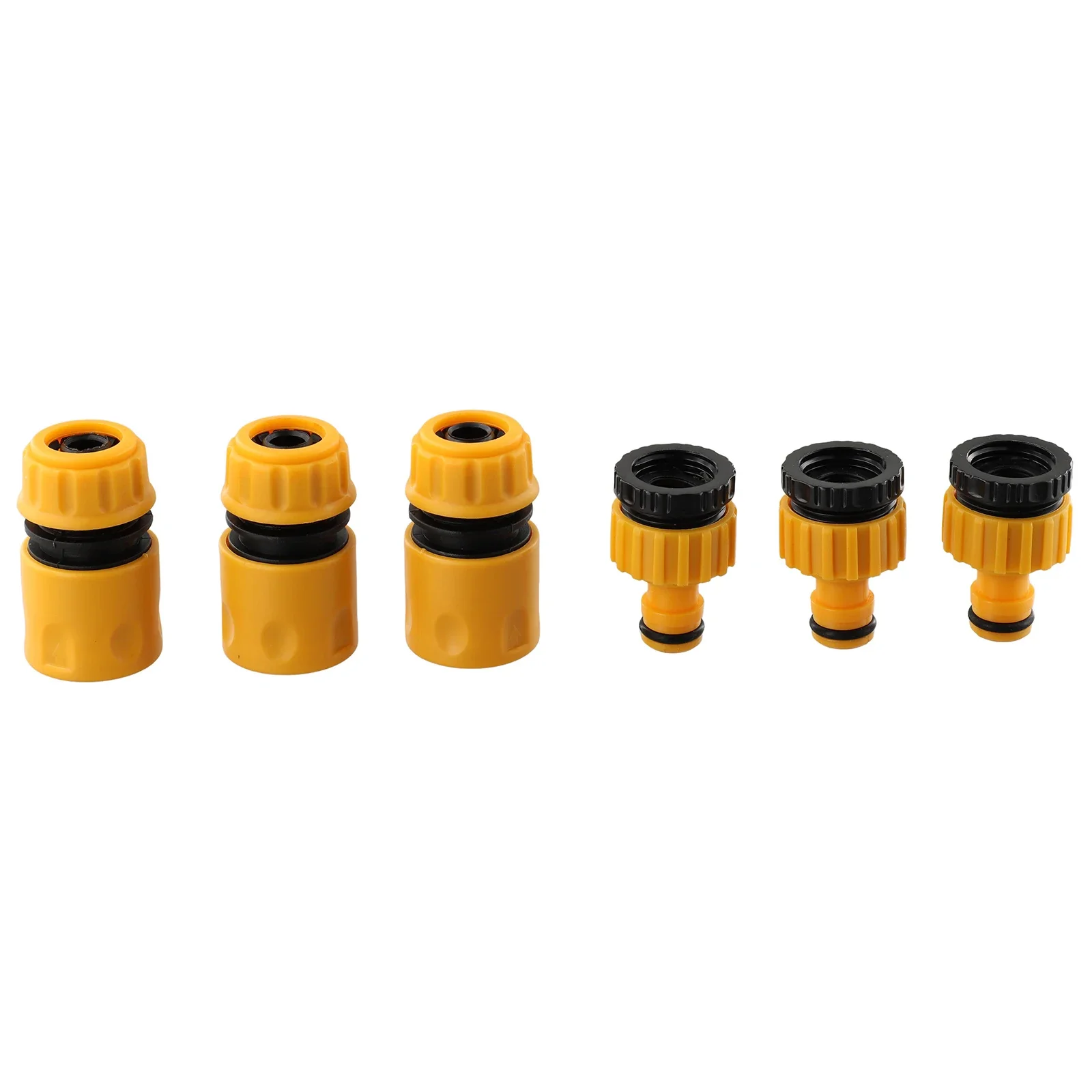 

3/4inch Quick Connector 5 pairs Adapter Attachment Connector Fitting Graden Hose Tap Lawn Quick Tap Watering 1/2inch