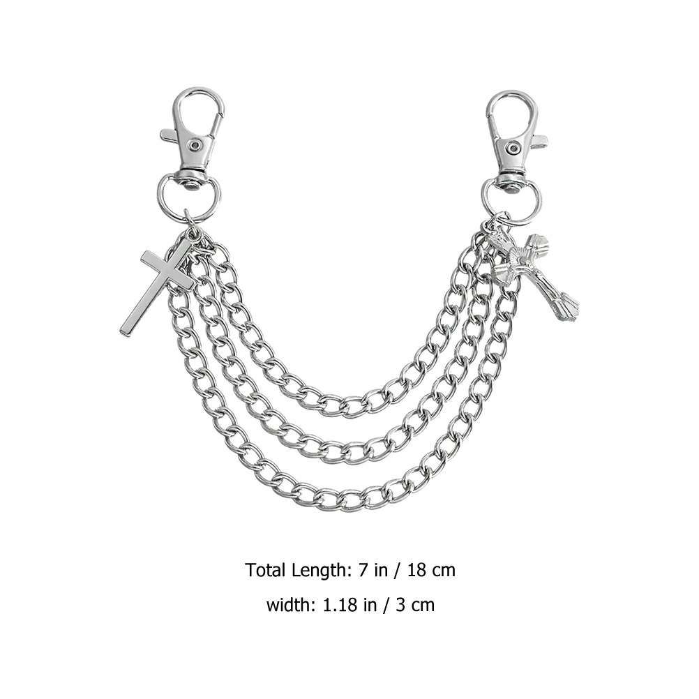 

1 Pair Metal Shoe Chains Sturdy Alloy Clog Chains Boot Sneaker Charms Easy Install Durable Fashionable Shoe Accessories For
