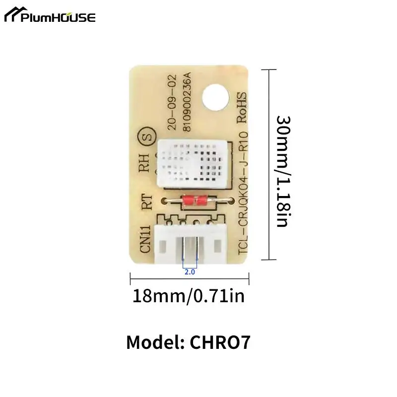 Dehumidifier Humidity Sensor Board Temperature And Humidity Probe Universal Humidifier Board Replacement Part Accessories