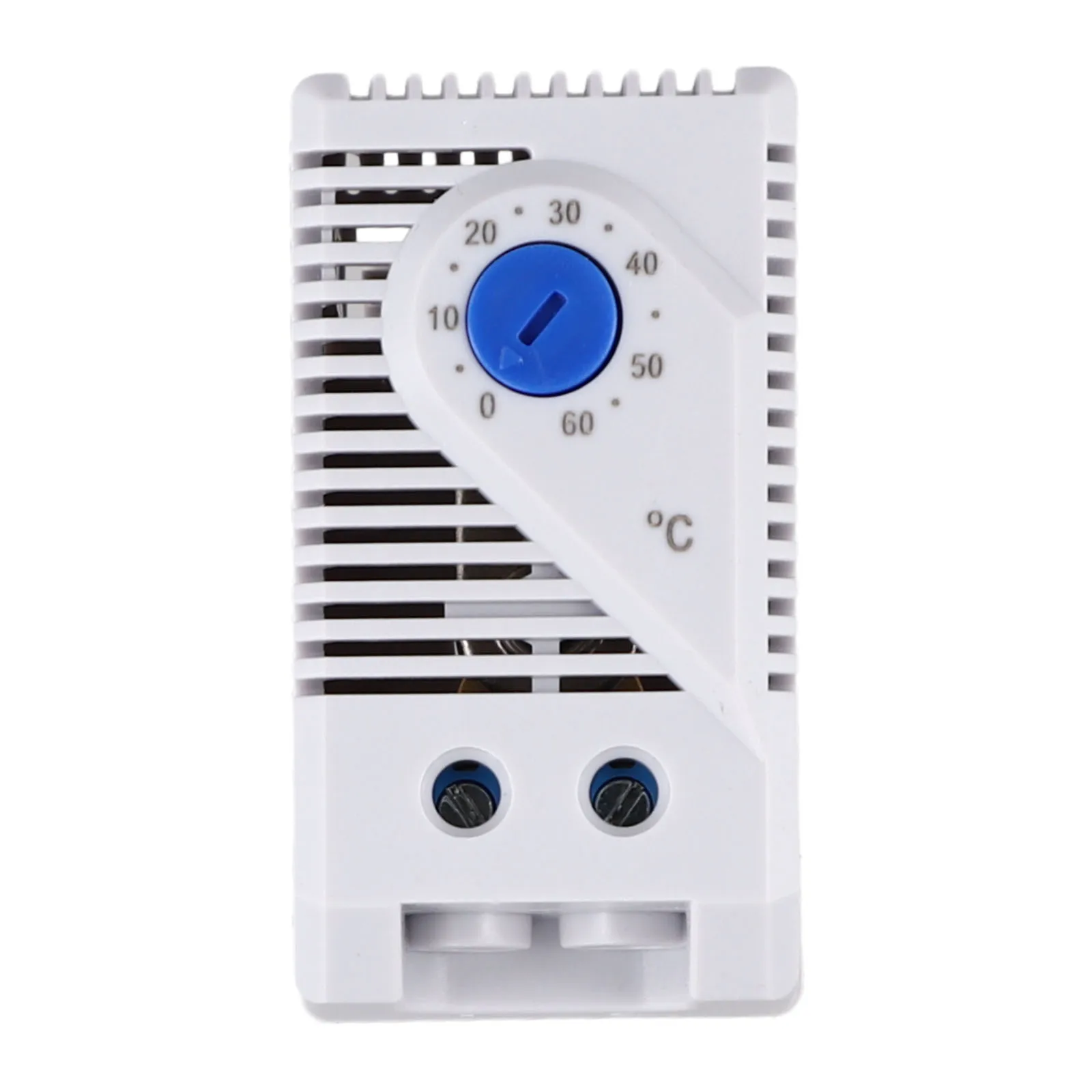 1pc DIN Rail Bimetallic Thermostat Temperature Controller 0°C To 60°C For Control Home Heater Filter Fan Cooling Equipment