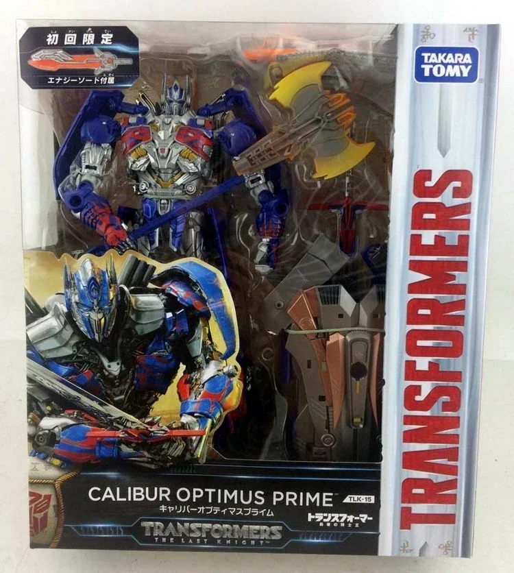 TAKARA TOMY หม้อแปลงหุ่นยนต์ของเล่น5 TLK-15 L Optimus Prime, ของแท้ของเล่นเปลี่ยนรูปได้ดำเนินการได้ของเล่นงานอดิเรก