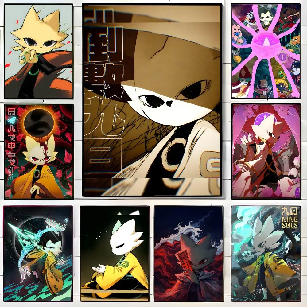 challenging game N-Nine Sols Poster Wall Art Print Decorative Mural Home Decor Gift Unframed