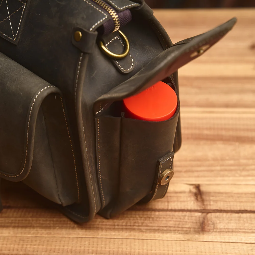 Nupugoo Vintage Echt leder Herren Aktentasche Umhängetasche verrückte Pferd Leder Handtasche mit 16-Zoll-Laptop – Detail 27
