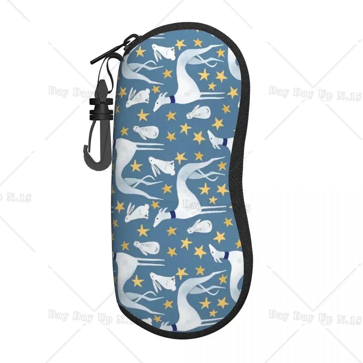 Galgo Hare And Stars Glasses Case Convenient Greyhound Whippet Dog Glasses Box Ultra Sunglasses Box