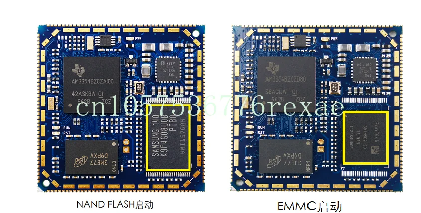 Board 7-Inch Resistive Screen, Compatible with BeagleBone AM335x (Am3352, Am3359) Evaluation