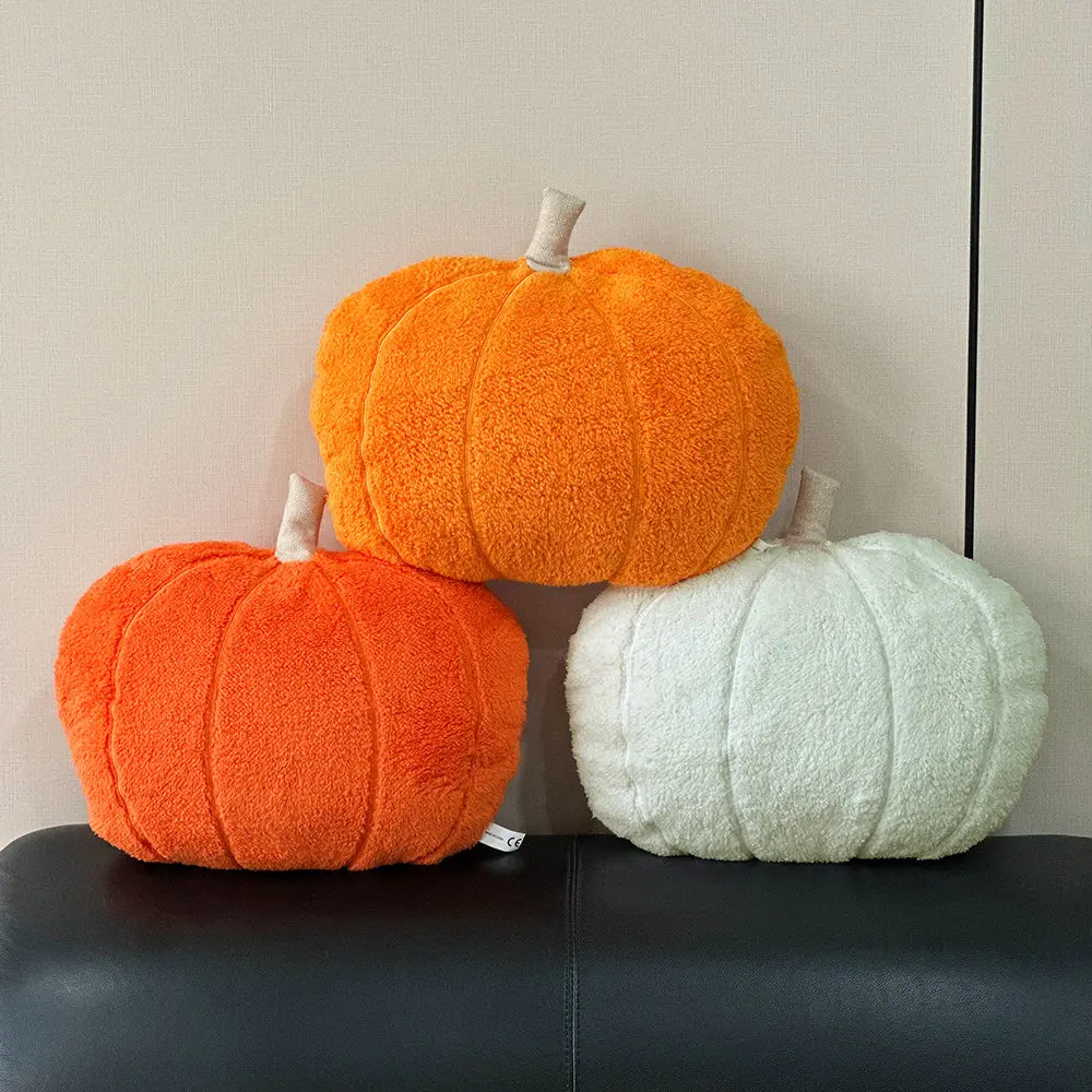 Poupée citrouille en peluche, décoration d'halloween, oreiller végétal, coussin doux, cadeau Kawaii pour enfants