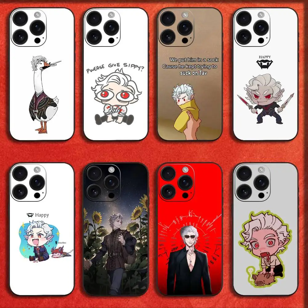 

Astarion B-Baldurs Gate 3 Phone Case For iPhone 16,15,14,13,12,11,Pro,XS,Max,XR,Plus,E,Mini Black Shockproof Cover