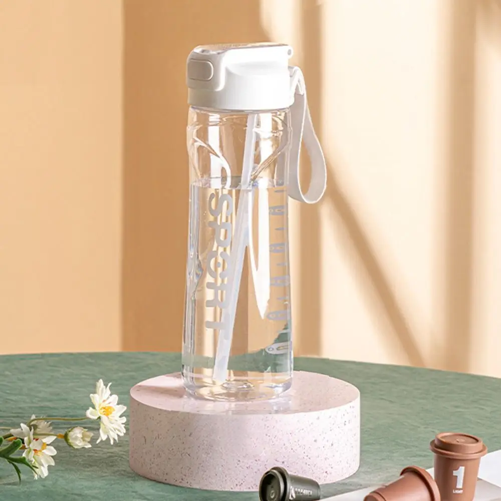 

Portable Gradient Frosted Leakproof Water Bottle Travel Kettle Water Jugs Drinking Cup