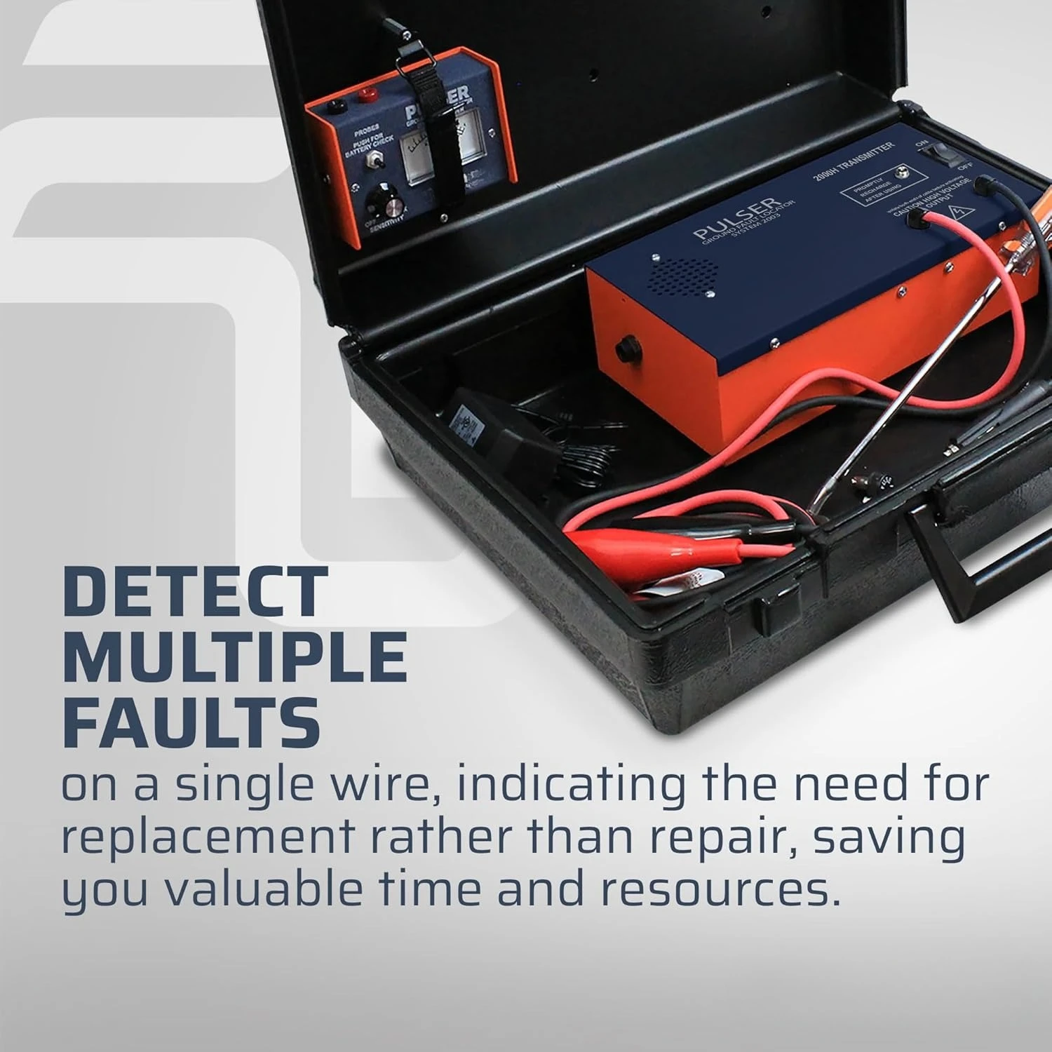 

Коммуникационный импульсный локатор заземления PE2003-G, локатор разрывов подземного провода, высоковольтный сигнал, приемник A-образной рамы, новый