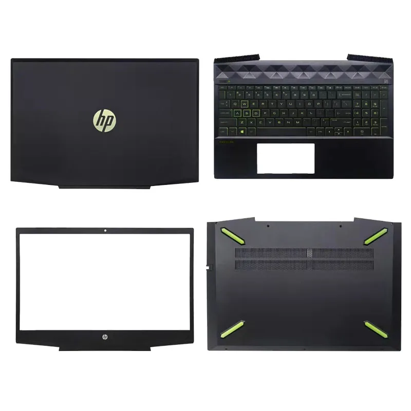 NEW Laptop LCD Back Cover/Front bezel/Hinges/Palmrest/Bottom Case For HP Pavilion 15-CX Series TPN-C133 L20314-001