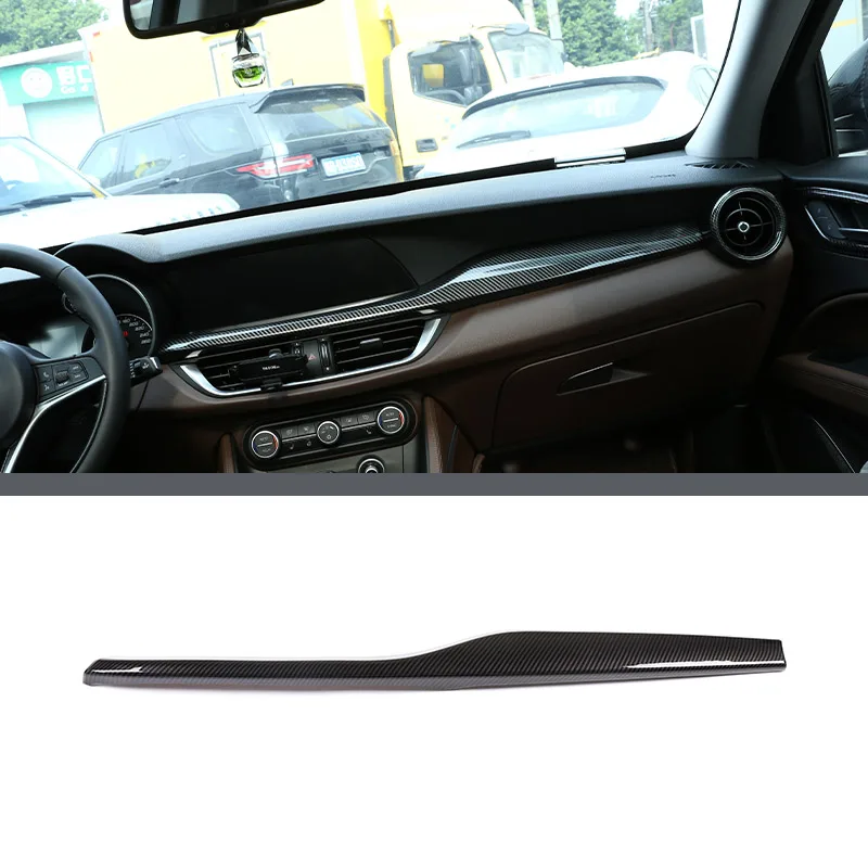 Abs Koolstofvezel Voor Alfa Romeo Stelvio 2017-2020 Auto-interieur Trim Sticker Accessoires Auto Modificatie Auto Styling