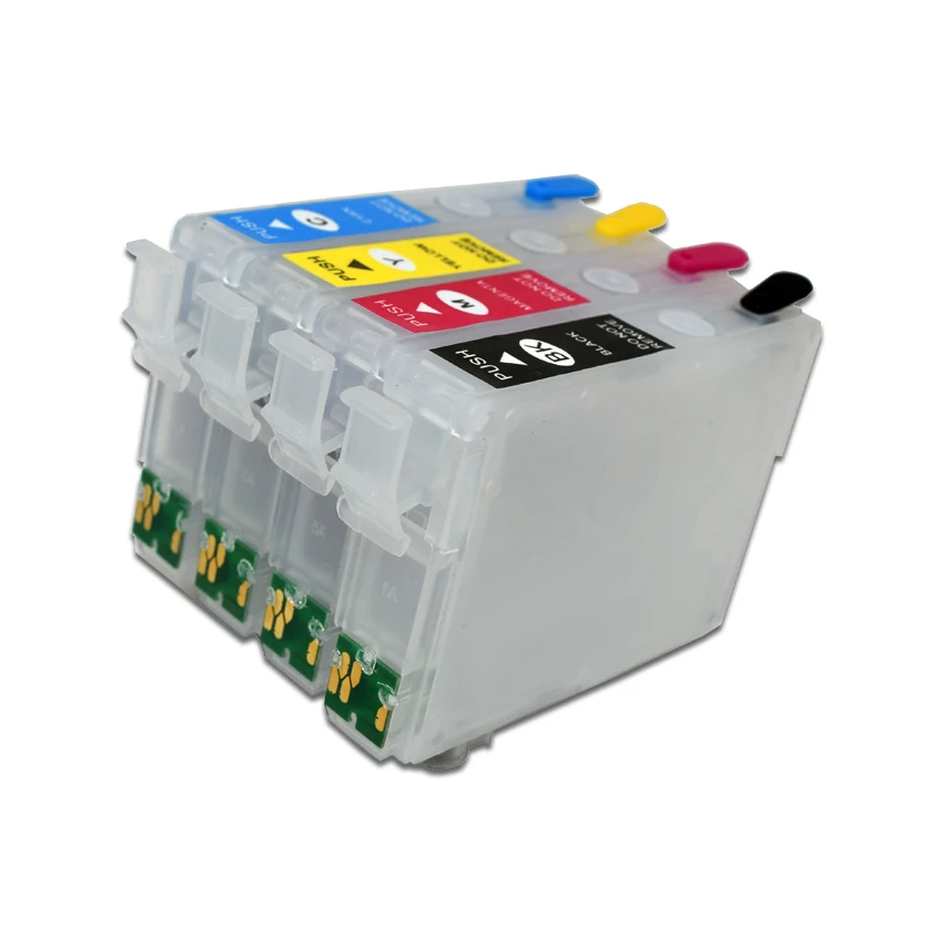 Imagem -02 - Cartucho de Tinta Recarregável com Chip Descartável Adequado para Epson 604 604xl Xp2200 xp 2205 3200 3205 4200 4205 wf 2910 2930 2935 2950