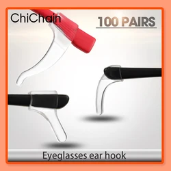 200pcs/lot Economical Multi-Color Silicone Ear Hooks - AntiSlip Temple Tips for Sunglasses/Glasses,Wholesale Eyewear Accessories